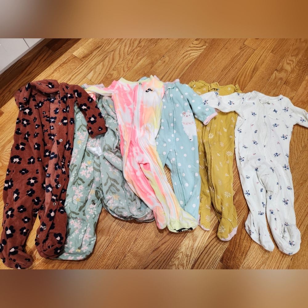 Carter's Bundle Multicolor Kids Footie Pjs